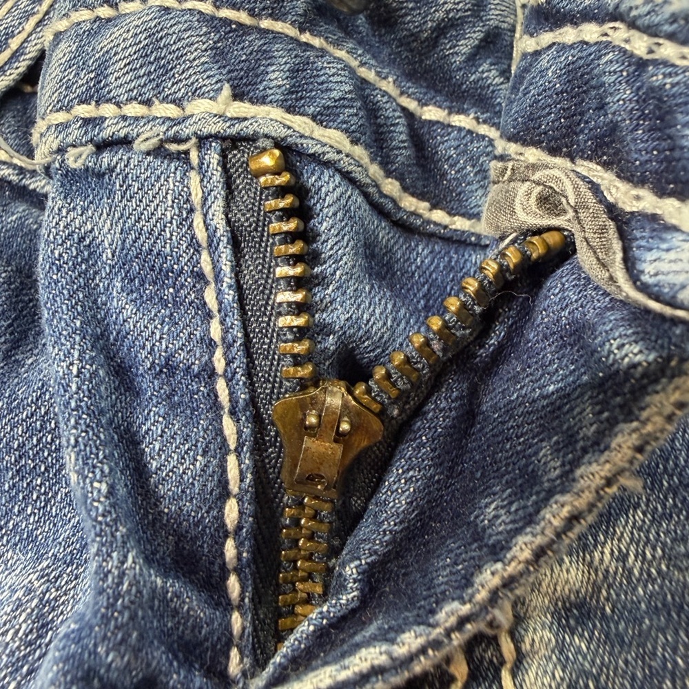VANITY Premium Collection Women's Jeans Size 27W/31L Bootcut Embroidered Pockets - Picture 14 of 14